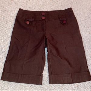 Brown Dress Shorts